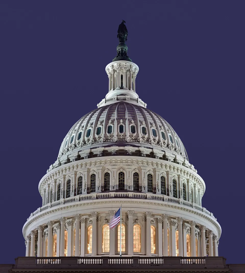US Capitol dome; contextual file photo for the Senate Clarity Act vote.