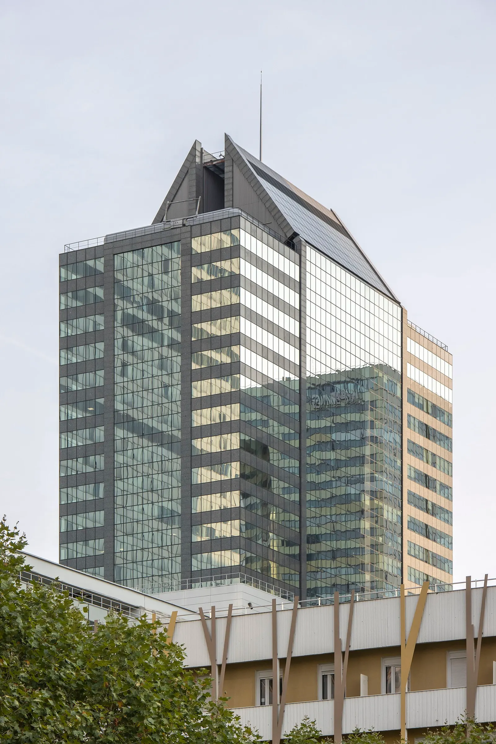 Contextual file photo of the Tour Europlaza office tower in La Défense, Paris