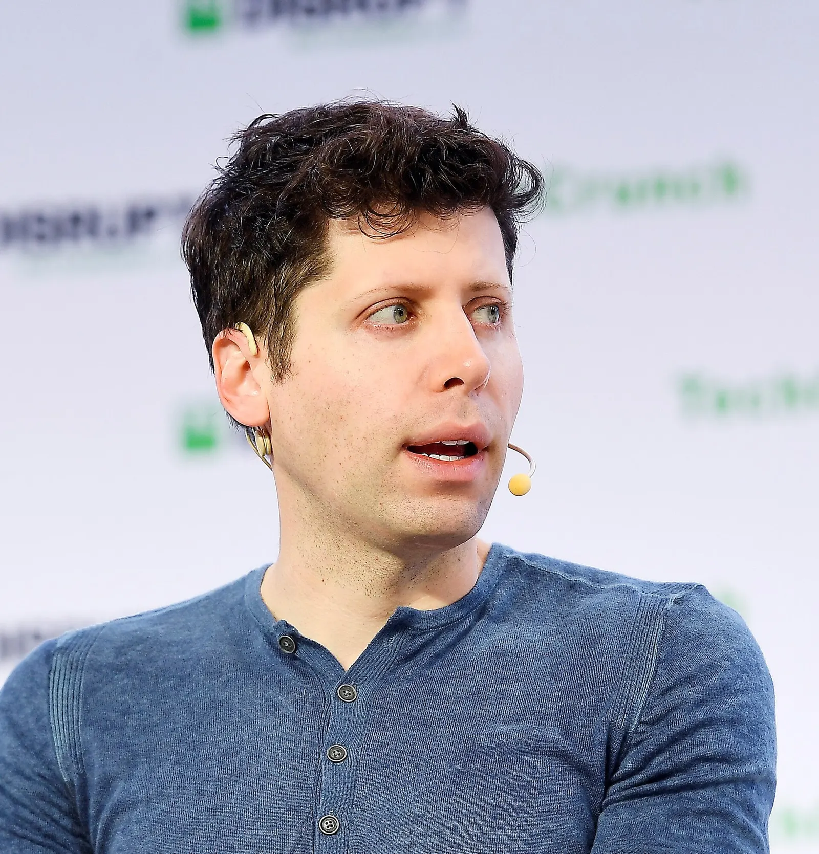 Contextual file photo: OpenAI chief executive Sam Altman speaking onstage at TechCrunch Disrupt San Francisco in October 2019.