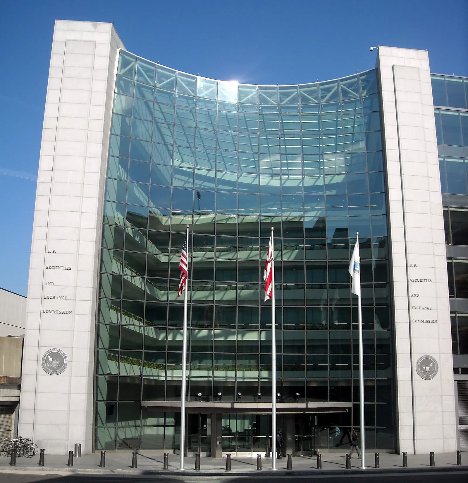 Contextual file photo of the U.S. Securities and Exchange Commission headquarters building in Washington, D.C.