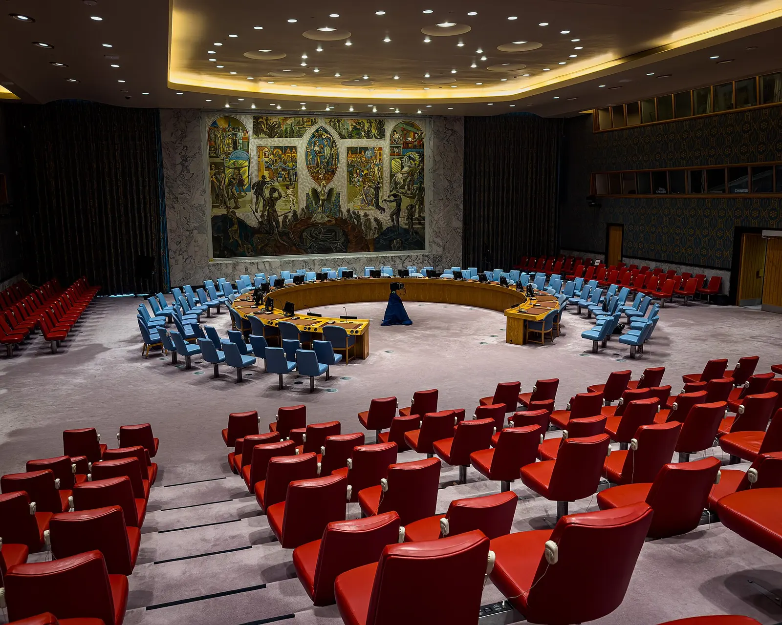 File photo of the UN Security Council chamber in New York, where the Sudan sanctions vote took place (contextual image, taken on a different occasion)